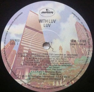 Luv' - With Luv' Vinyl Record