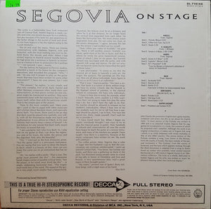 Andrés Segovia - On Stage