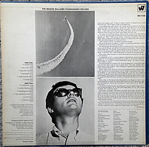 Mason Williams - The Mason Williams Phonograph Record