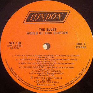 Various - The Blues World Of Eric Clapton - 1975
