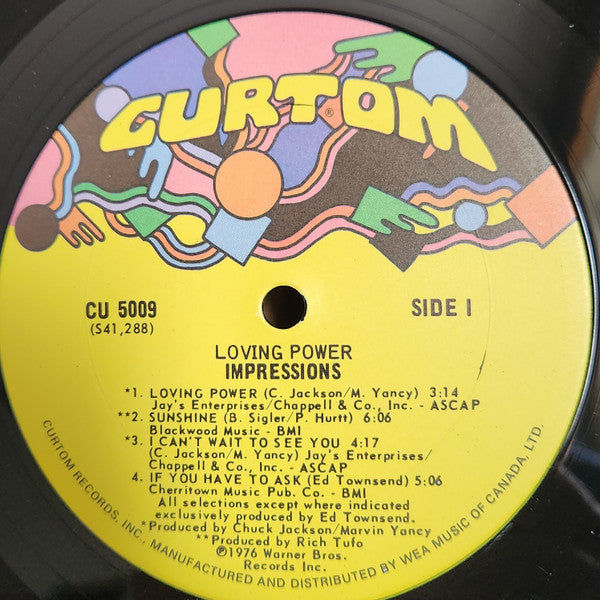 Impressions, The - Loving Power - 1976