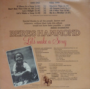 Beres Hammond - Let's Make A Song