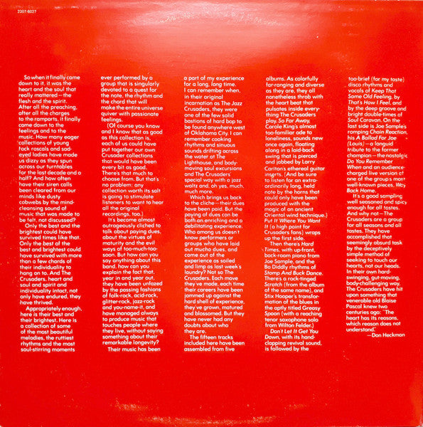 Crusaders, The - The Best Of The Crusaders - 1976