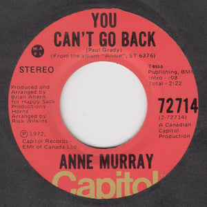 Anne Murray - Love Song / You Can't Go Back