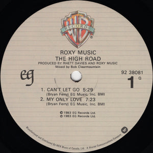 Roxy Music - The High Road - 1983