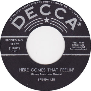 Brenda Lee - Here Comes That Feelin'