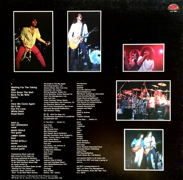 Riot - Narita - 1979