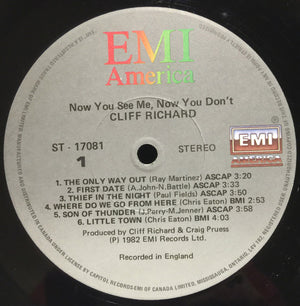Cliff Richard - Now You See Me... Now You Don't