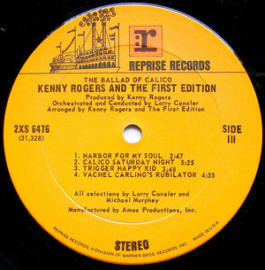 Kenny Rogers & The First Edition - The Ballad Of Calico - 1972