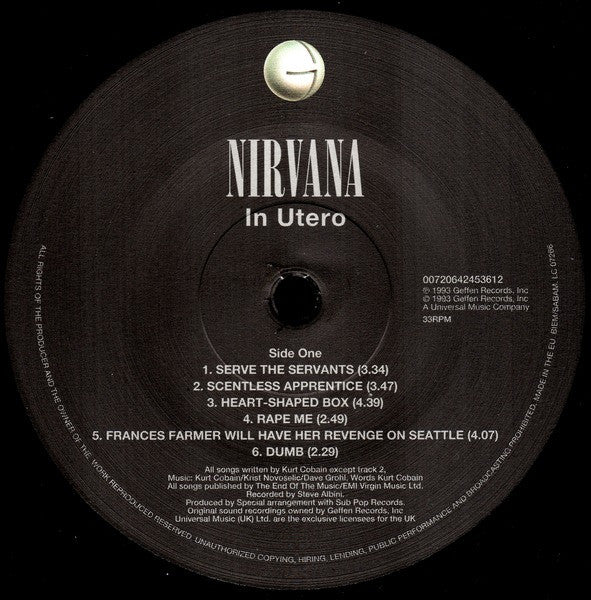 Nirvana - In Utero - 2015