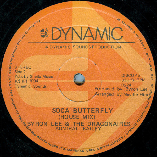 Byron Lee And The Dragonaires - Soca Butterfly