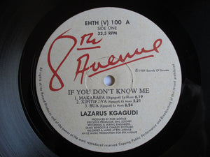 Lazarus Kgagudi - If You Don't Know Me - 1989
