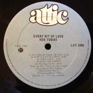 Ken Tobias - Every Bit Of Love - 1975