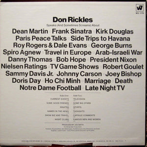 Don Rickles - Don Rickles Speaks!
