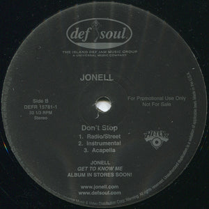 Jonell - So Whassup / Don't Stop