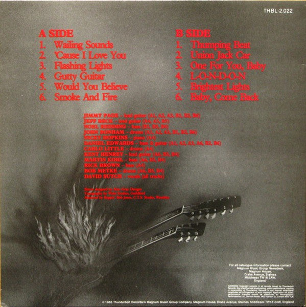 Lord Sutch And Heavy Friends - Smoke And Fire