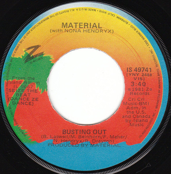 Material with Nona Hendryx - Busting Out - 1981