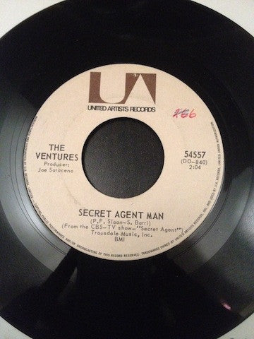 Ventures, The - Secret Agent Man / Wipe Out -