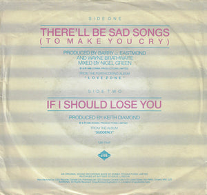 Billy Ocean - There'll Be Sad Songs (To Make You Cry) / If I Should Lose You