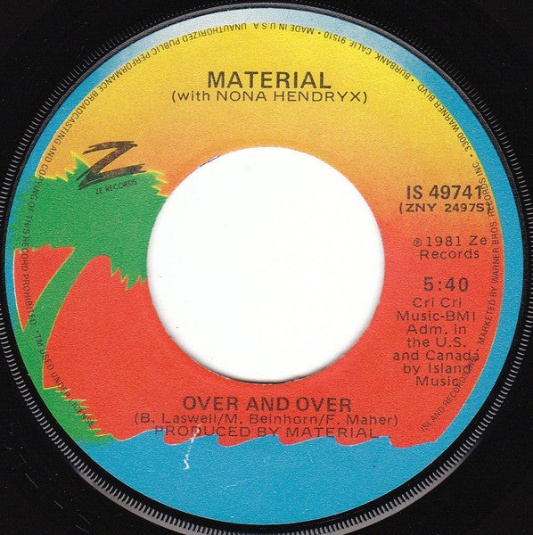 Material with Nona Hendryx - Busting Out - 1981