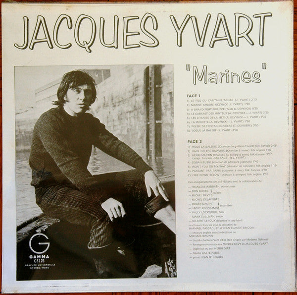 Jacques Yvart - Le Grand Jacques - Marines - 1969