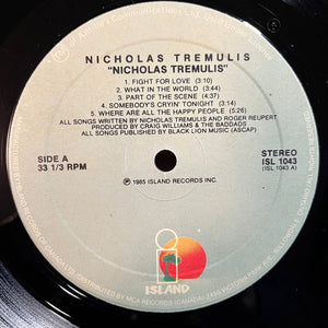 Nicholas Tremulis - Nicholas Tremulis - 1986