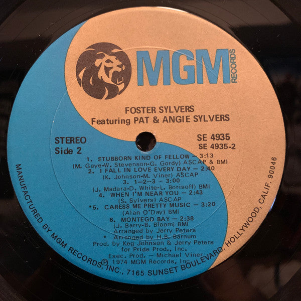 Foster Sylvers Featuring Patricia Sylvers & Angie Sylvers - Foster Sylvers Featuring Pat & Angie Sylvers - 1974
