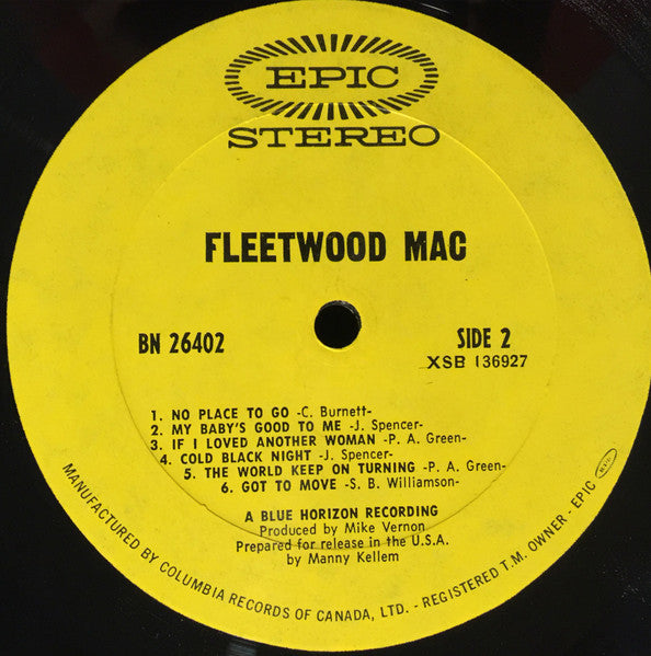 Fleetwood Mac - Fleetwood Mac - 1968