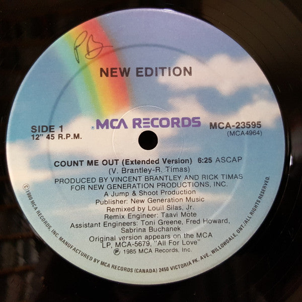 New Edition - Count Me Out - 1985