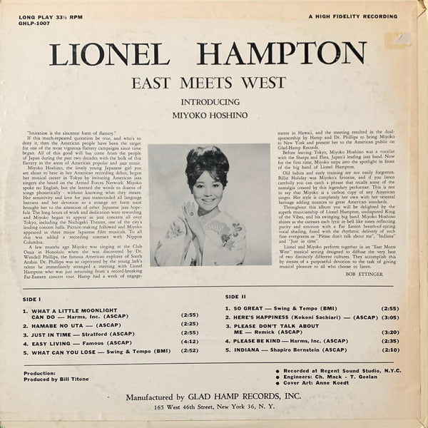 Lionel Hampton - East Meets West