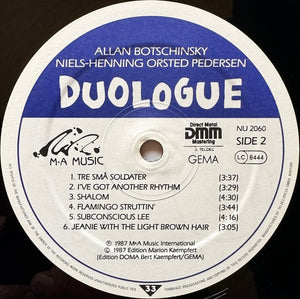 Allan Botschinsky - Niels-Henning Ørsted Pedersen - Duologue - 1987