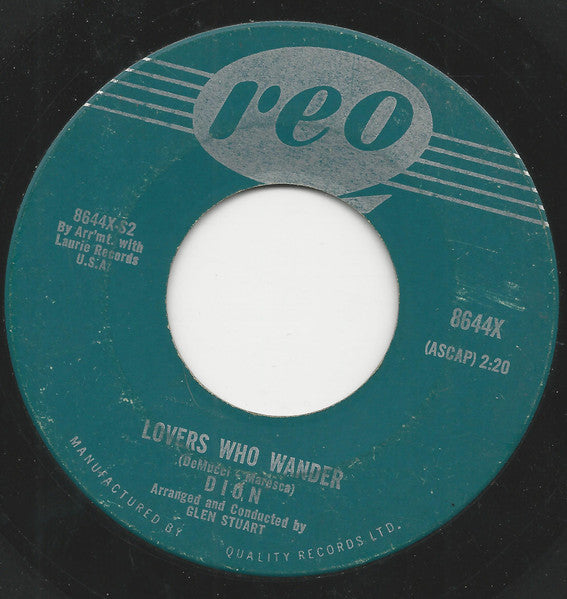 Dion (3) - Born To Cry / Lovers Who Wander