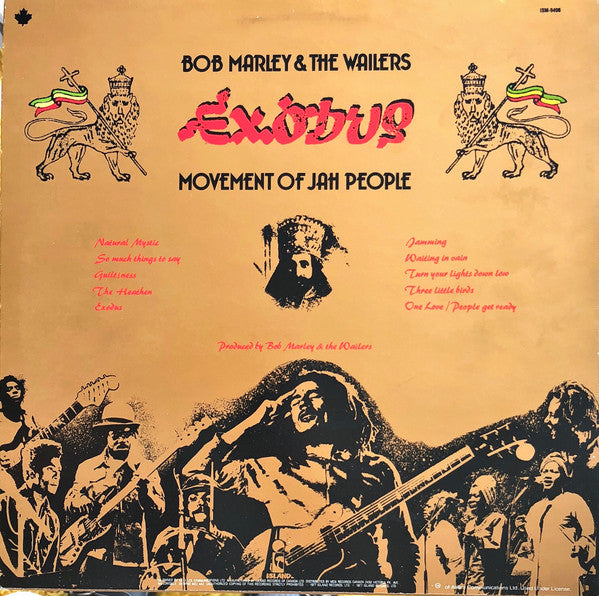 Bob Marley & The Wailers - Exodus - 1987