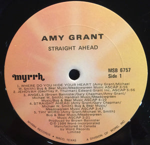 Amy Grant - Straight Ahead