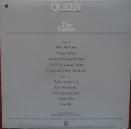 Queen - The Game - 1980