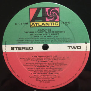 Bette Midler - Beaches (Original Soundtrack Recording) - 1988