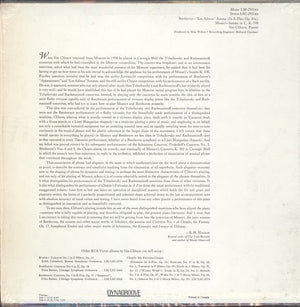 Van Cliburn - "Les Adieux" Sonata / Sonata In C