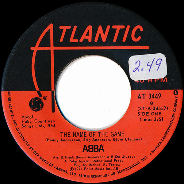 ABBA - The Name Of The Game - 1977