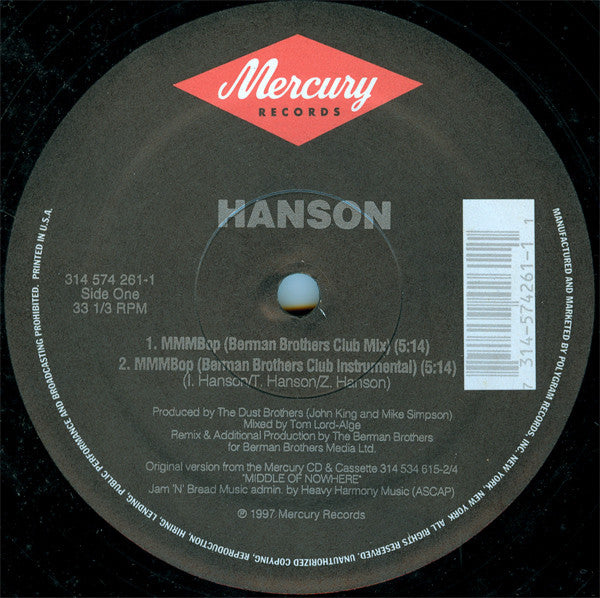 Hanson - Mmm Bop (Remixes)