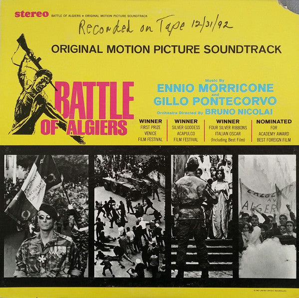 Ennio Morricone - Battle Of Algiers - Original Motion Picture Soundtrack