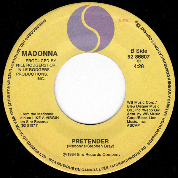 Madonna - Papa Don't Preach - 1986