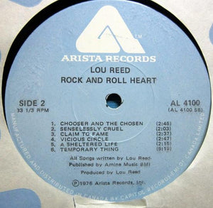 Lou Reed - Rock And Roll Heart - 1976