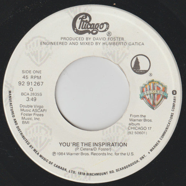 Chicago - You're The Inspiration - 1984