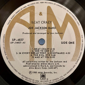 Joe Jackson Band - Beat Crazy - 1980