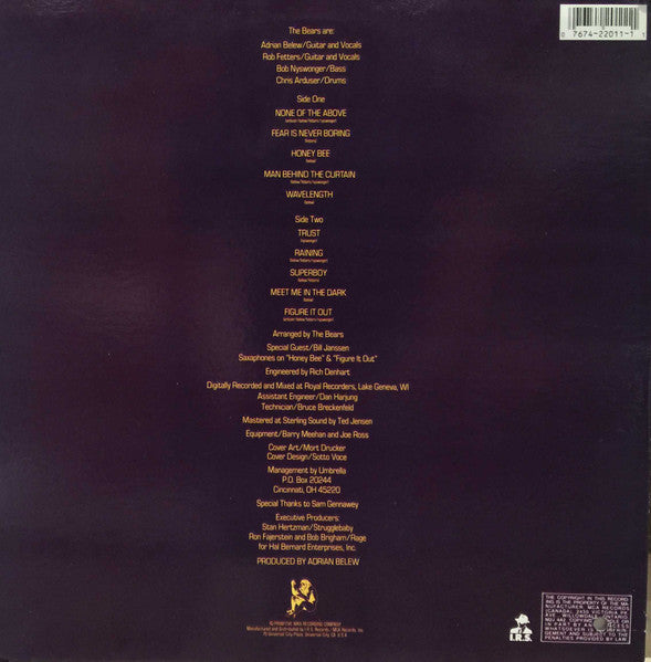 Bears (3), The - The Bears - 1987