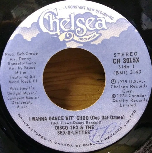 Disco Tex & His Sex-O-Lettes - I Wanna Dance Wit' Choo (Doo Dat Dance) - 1975