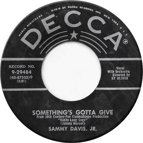 Sammy Davis Jr. - Love Me Or Leave Me / Something's Gotta Give