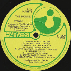 Monks (4), The - Bad Habits - 1980