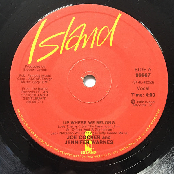 Joe Cocker / Jennifer Warnes - Up Where We Belong - 1982