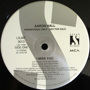 Aaron Hall - I Miss You